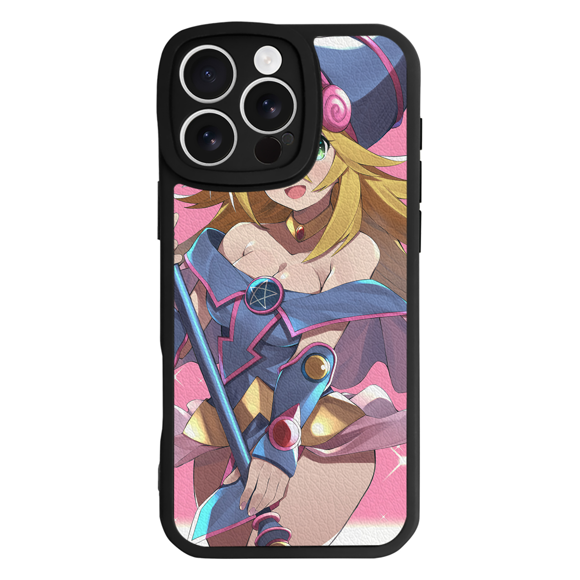 （画像用） 遊☆戯☆王 Yu-Gi-Oh! 【iPhone 16シリーズ対応】シリコンスマホケース（レザー調） 材質：シリコン